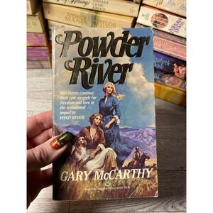 Powder River Western Romance Novel by Gary McCarthy Ballantine Books 1985 1st Pr